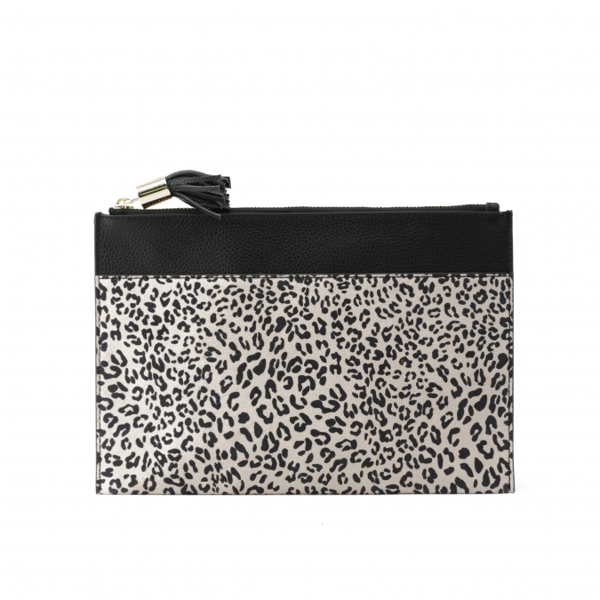 Leopard Print Women's Clutch Bag