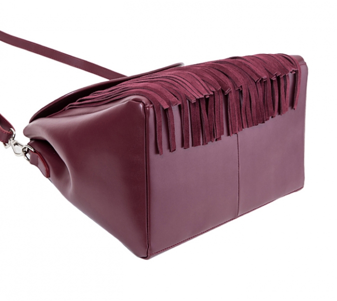 nouveaux sacs à bandoulière en cuir rouge de vin des femmes de conception pour des dames 